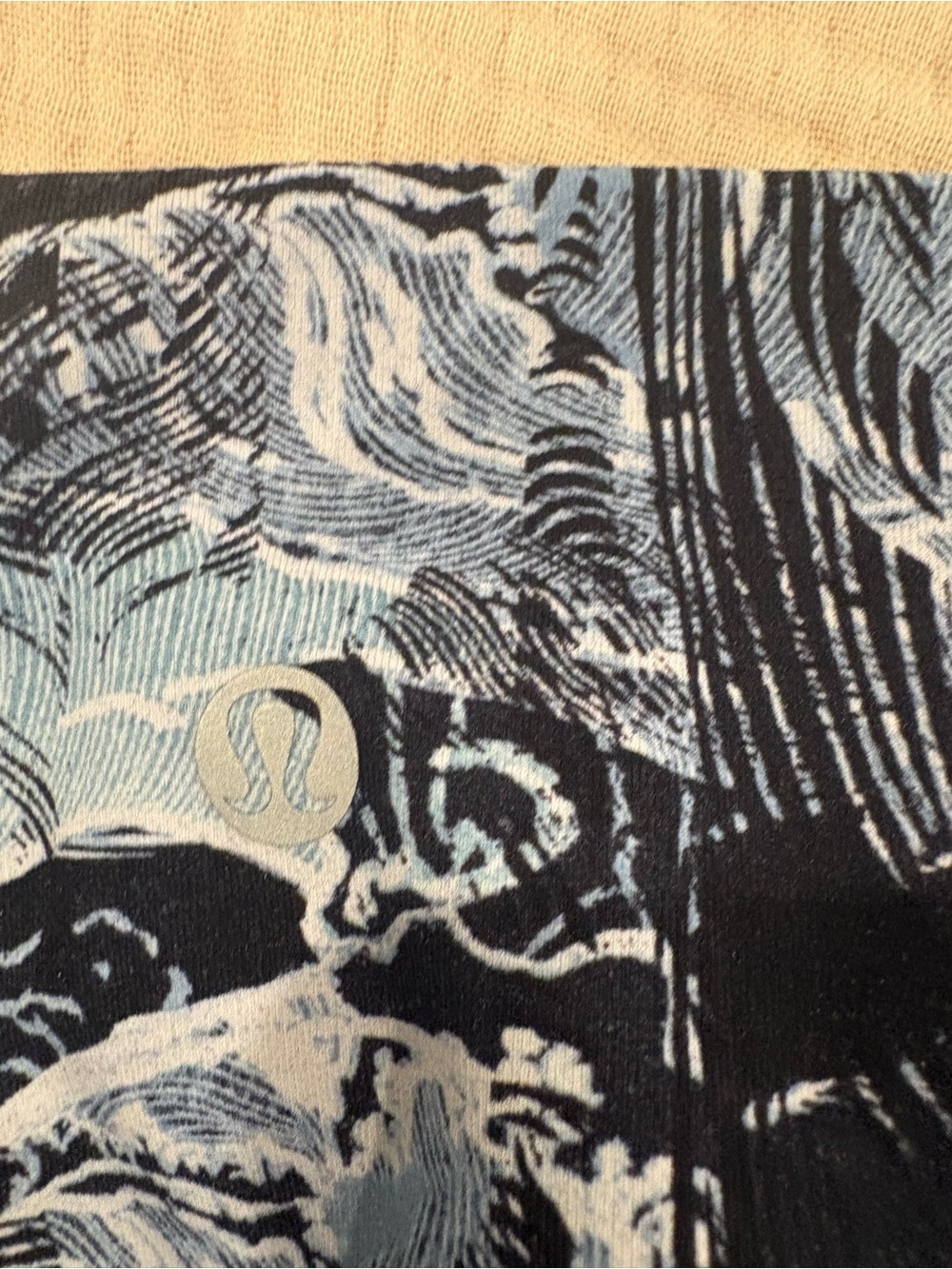 Lululemon Train Times 7/8 Leggings 25” Womens 10 Eternal Wave Starlight Black - Picture 7 of 7